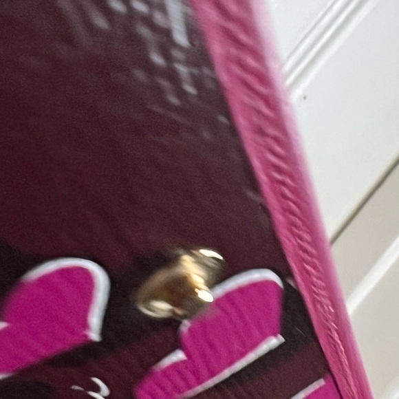 GUCCI LOVELY HEART INTERLOCKING GG LEATHER WALLET - Picture 5 of 16